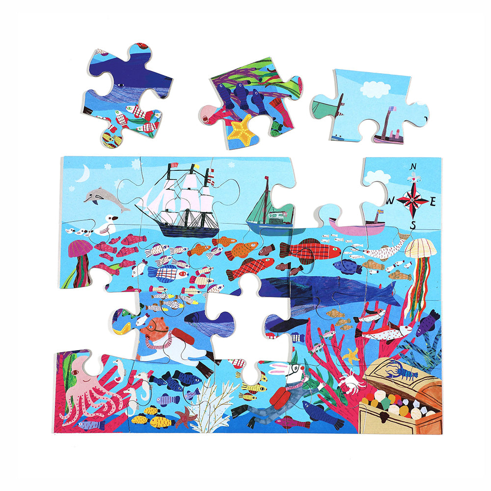 Puzzle 20 Piezas En el Mar EEBOO- Depto51