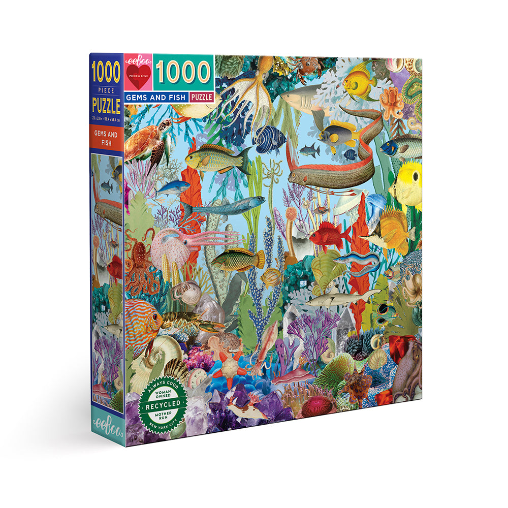 Puzzle 1000 Piezas Peces EEBOO- Depto51