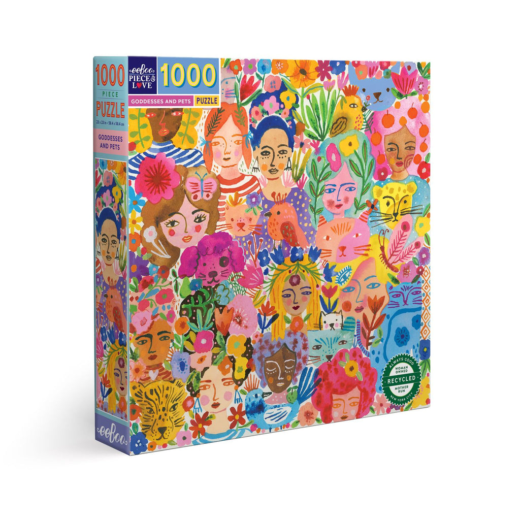 Puzzle 1000 Piezas Diosas y Mascotas EEBOO- Depto51