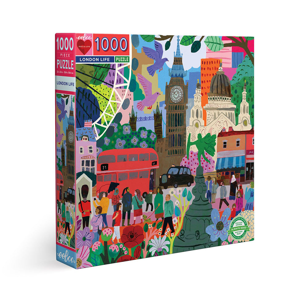 Puzzle 1000 Piezas Vida en Londres EEBOO- Depto51