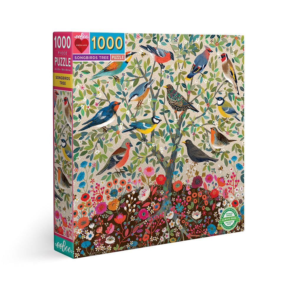 Puzzle 1000 Piezas Árbol de Pájaros Cantores EEBOO- Depto51