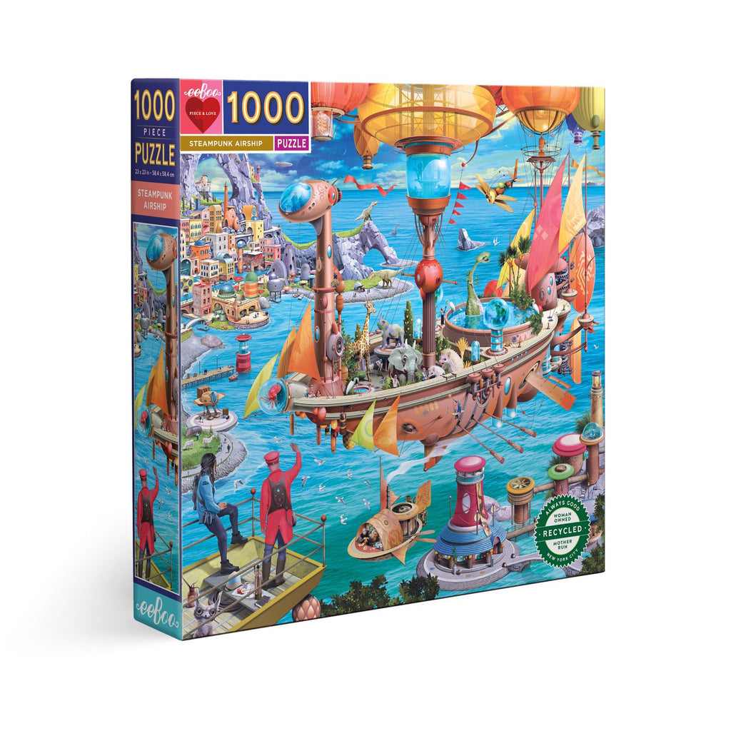 Puzzle 1000 Piezas Nave Steampunk EEBOO- Depto51