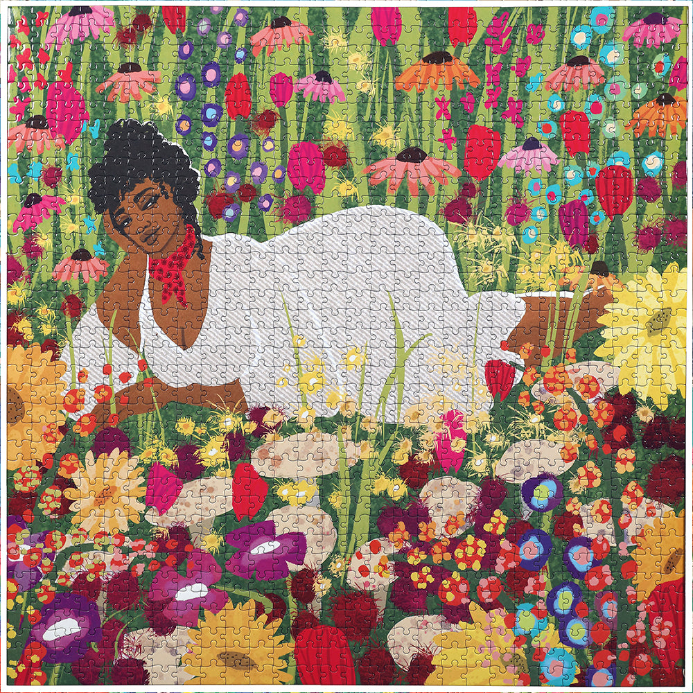 Puzzle 1000 Piezas Mujeres con Flores EEBOO- Depto51