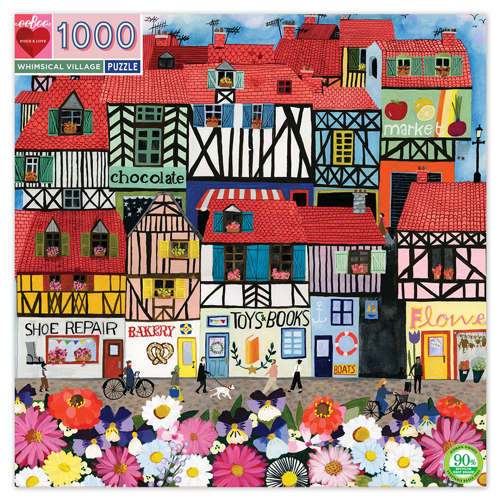 Puzzle 1000 piezas Villa Encanto EEBOO- Depto51