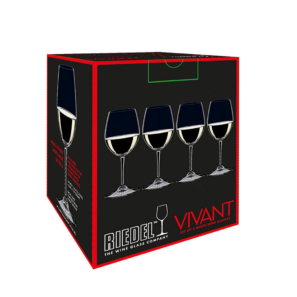 Set 4 copas cristal Vino Blanco Vivant Riedel RIEDEL- Depto51