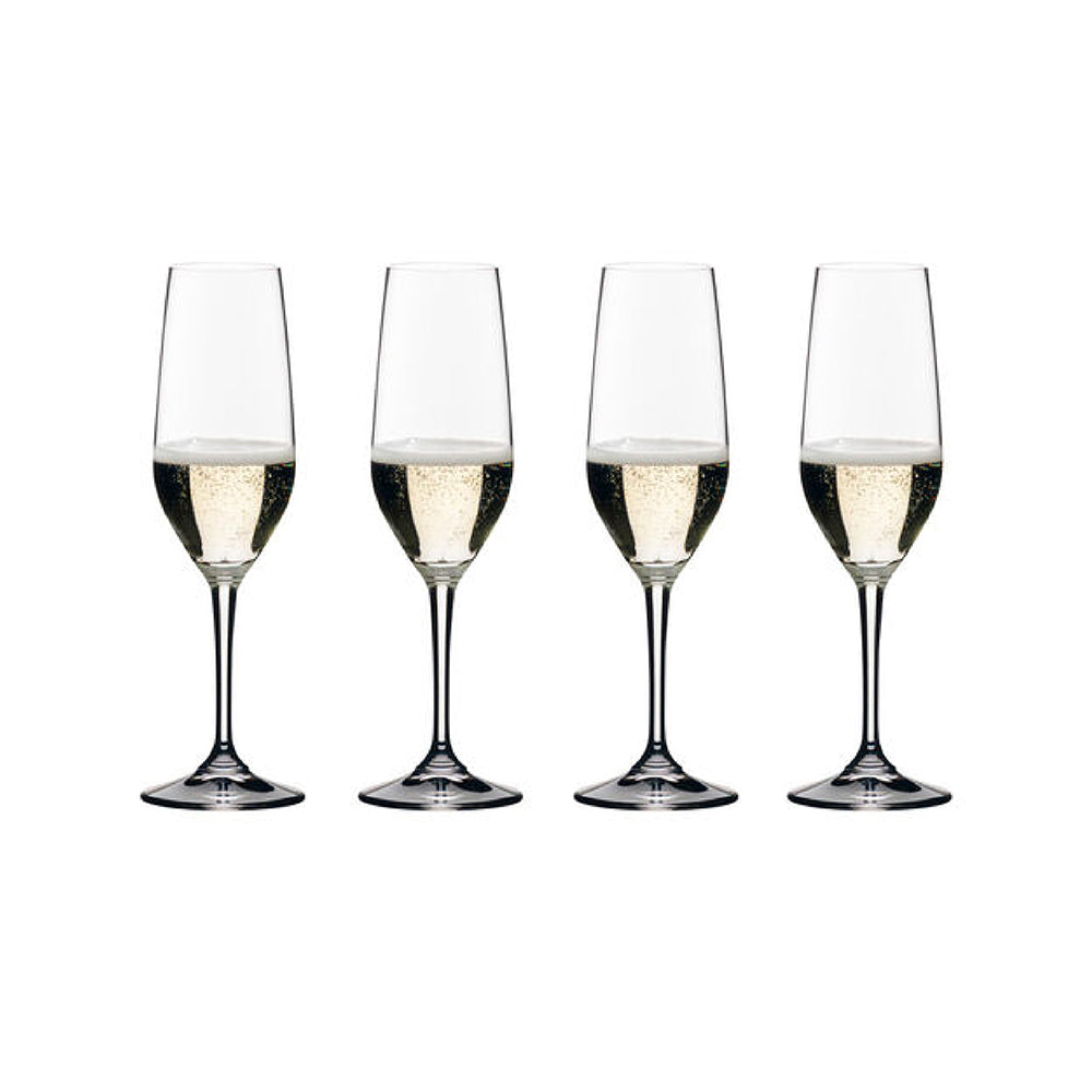 Set 4 copas cristal Champagne Vivant Riedel RIEDEL- Depto51
