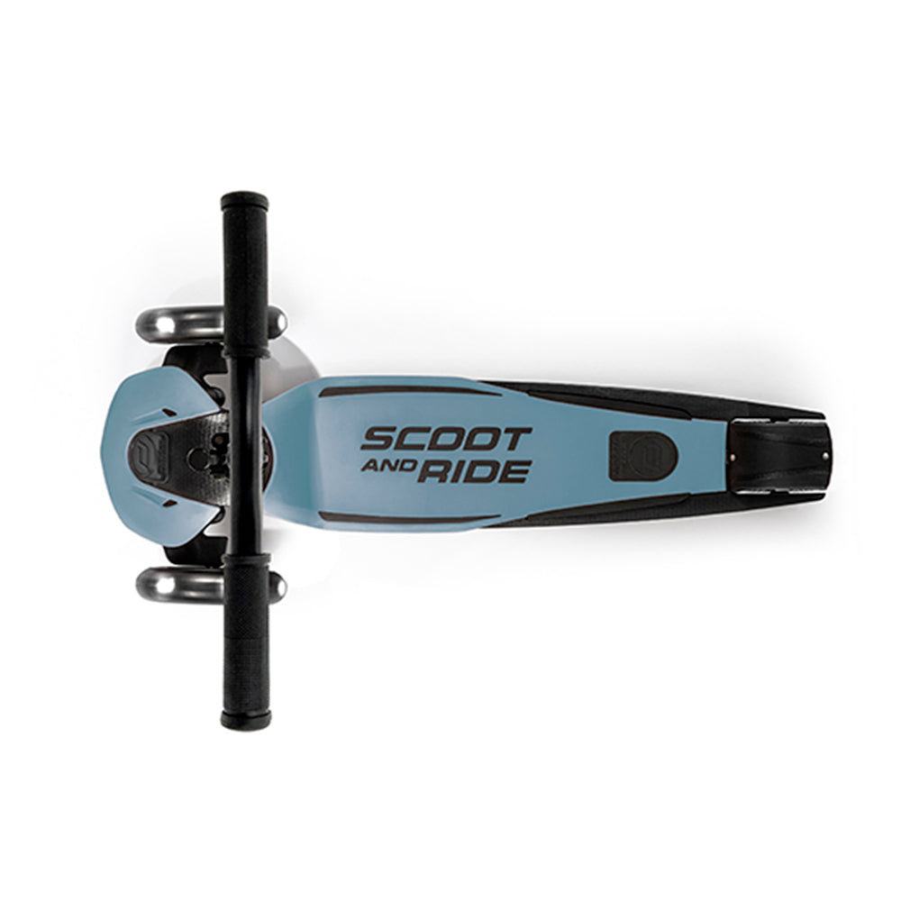 Scooter Highwaykick 5 LED Acero SCOOT AND RIDE- Depto51