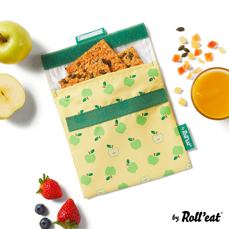 Bolsa Reutilizable Snack'n'go Fruits Apple ROLL EAT- Depto51