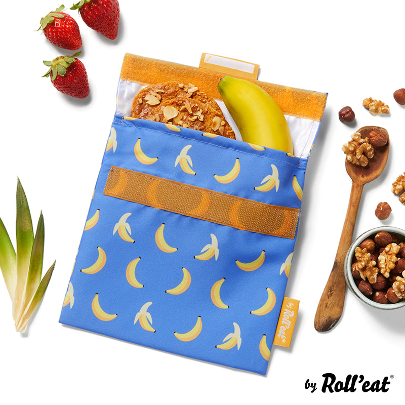 Bolsa Reutilizable Snack'n'go Fruits Banana ROLL EAT- Depto51