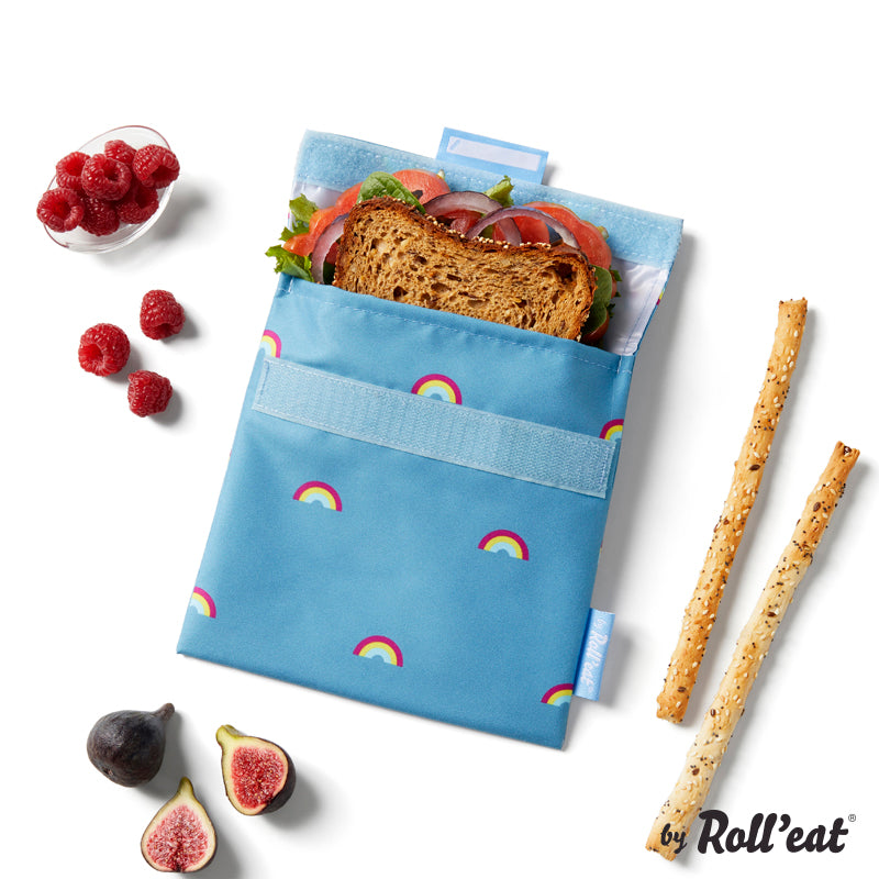 Bolsa Reutilizable Snack'n'go Icons Rainbow ROLL EAT- Depto51