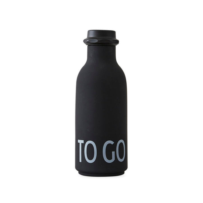 Botella para Agua To Go Black DESIGN LETTERS- Depto51