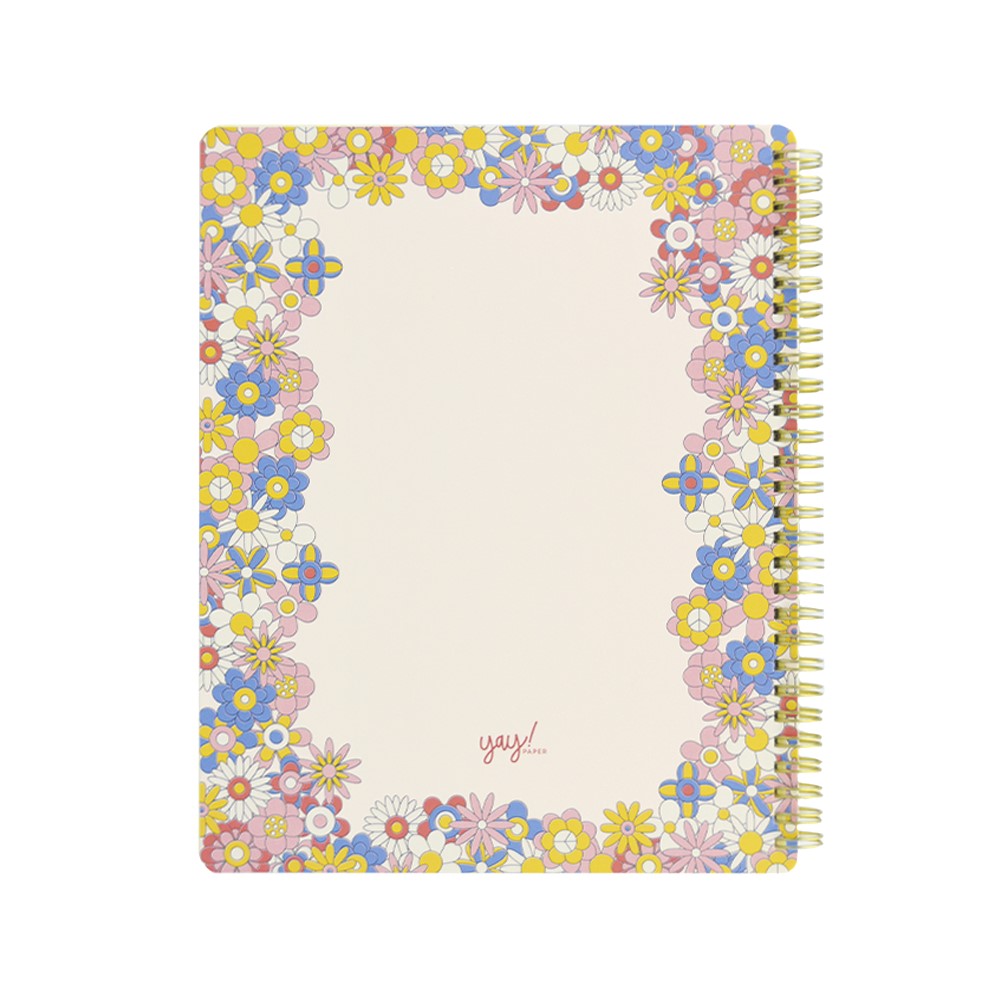Cuaderno Grande Happy Flowers YAY! PAPER- Depto51