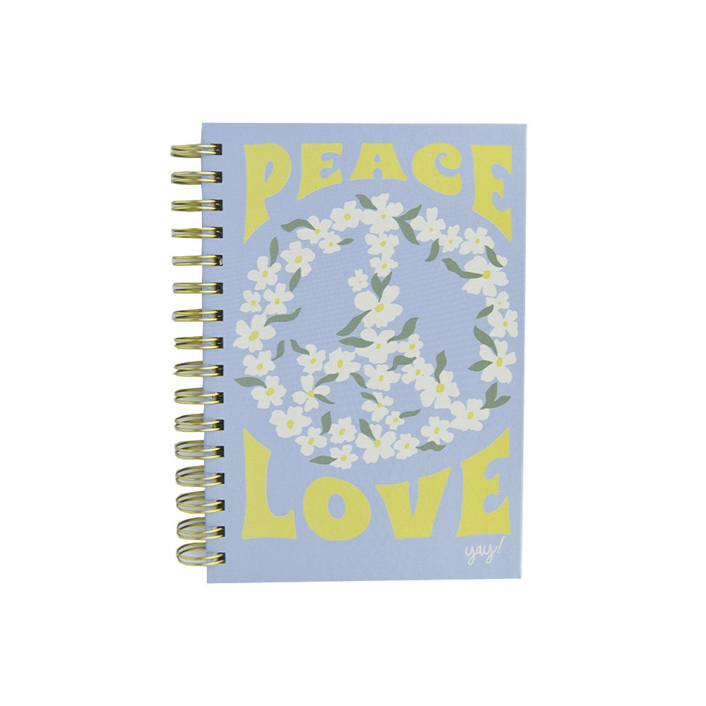 Cuaderno Mediano Peace Love YAY! PAPER- Depto51