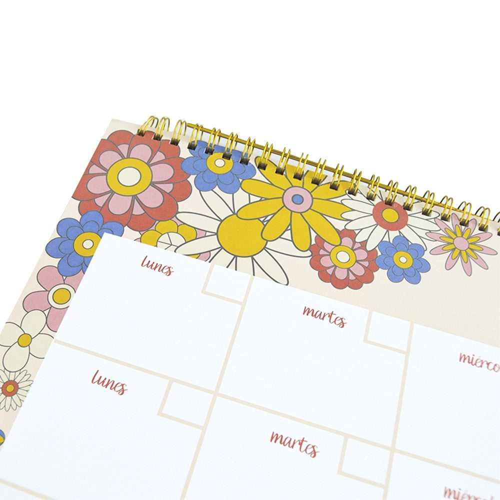 Calendario Mensual Happy Flowers YAY! PAPER- Depto51