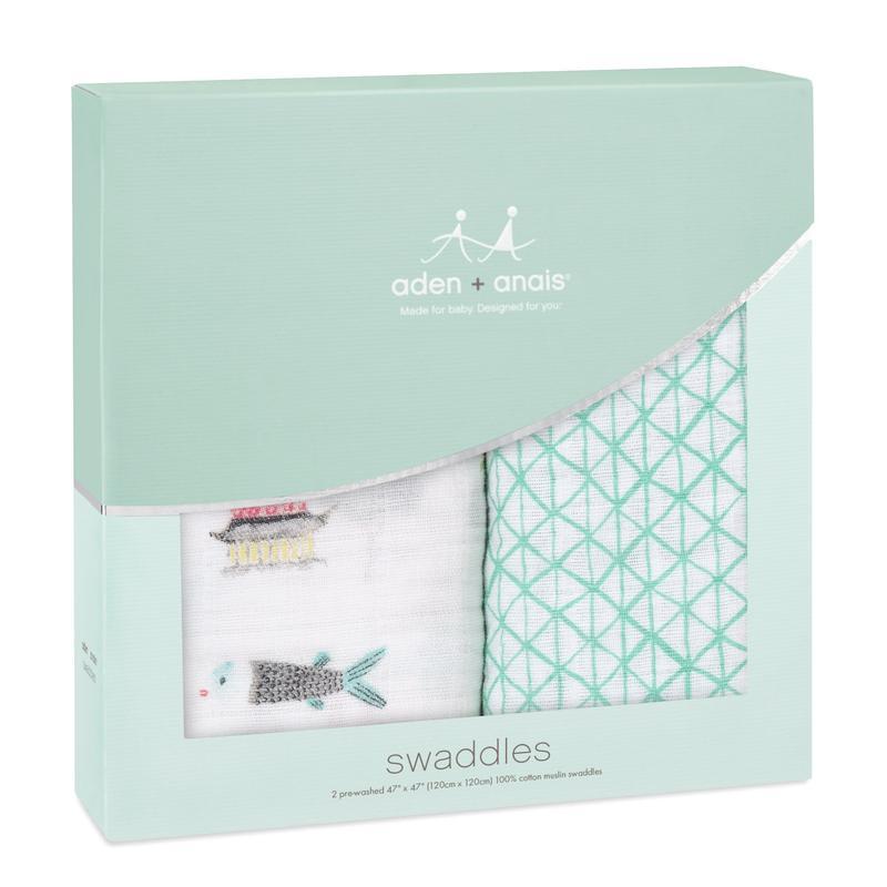 Pack 2 Swaddle Around the World ADEN & ANAIS- Depto51