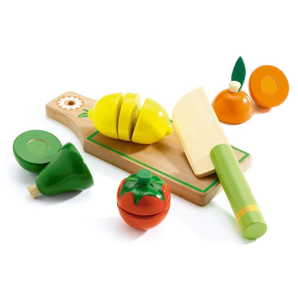 Juego de Frutas y Verduras para Cortar DJECO- Depto51