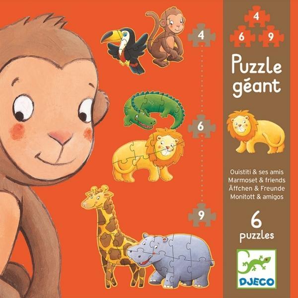 Puzzle Gigante Marmoset and Friends DJECO- Depto51