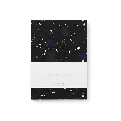 Cuaderno Pequeño Estampado Oscuro Stone Dark NORMANN COPENHAGEN- Depto51