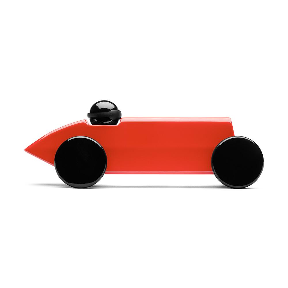 Auto de Carreras "Mefistofele" de Madera Rojo PLAYSAM- Depto51