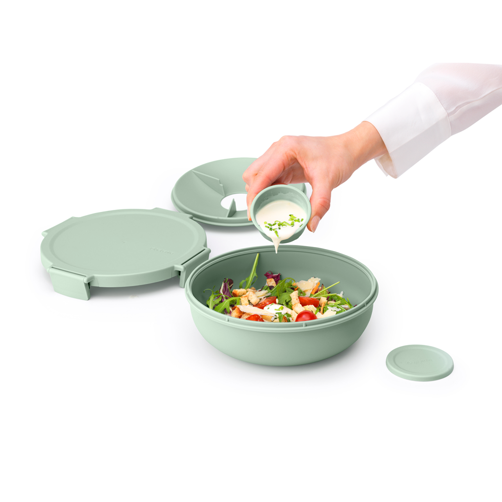 Bowl para ensalada Make & Take 1,3 L Verde Claro BRABANTIA- Depto51