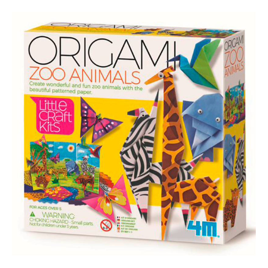 Set Origami Animales del Zoo 4M KIDZ LABS- Depto51