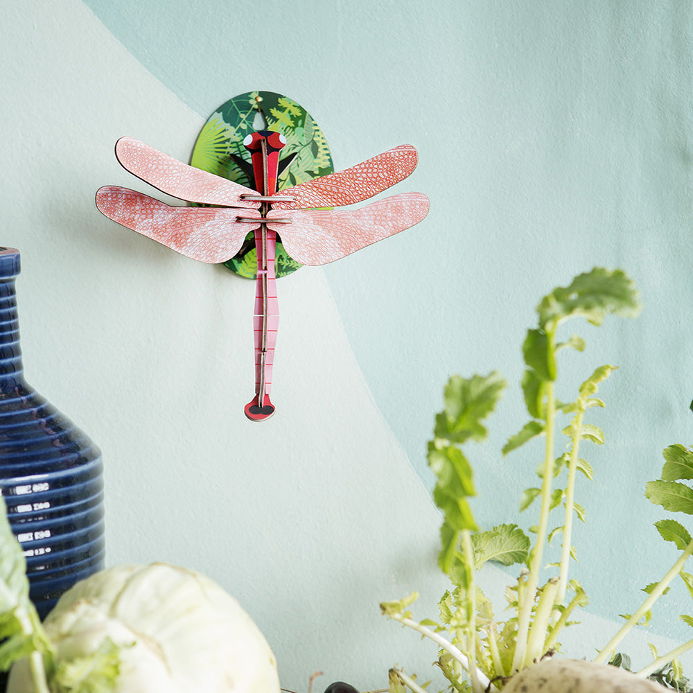 Pequeño Insecto Pink Dragonfly STUDIO ROOF- Depto51